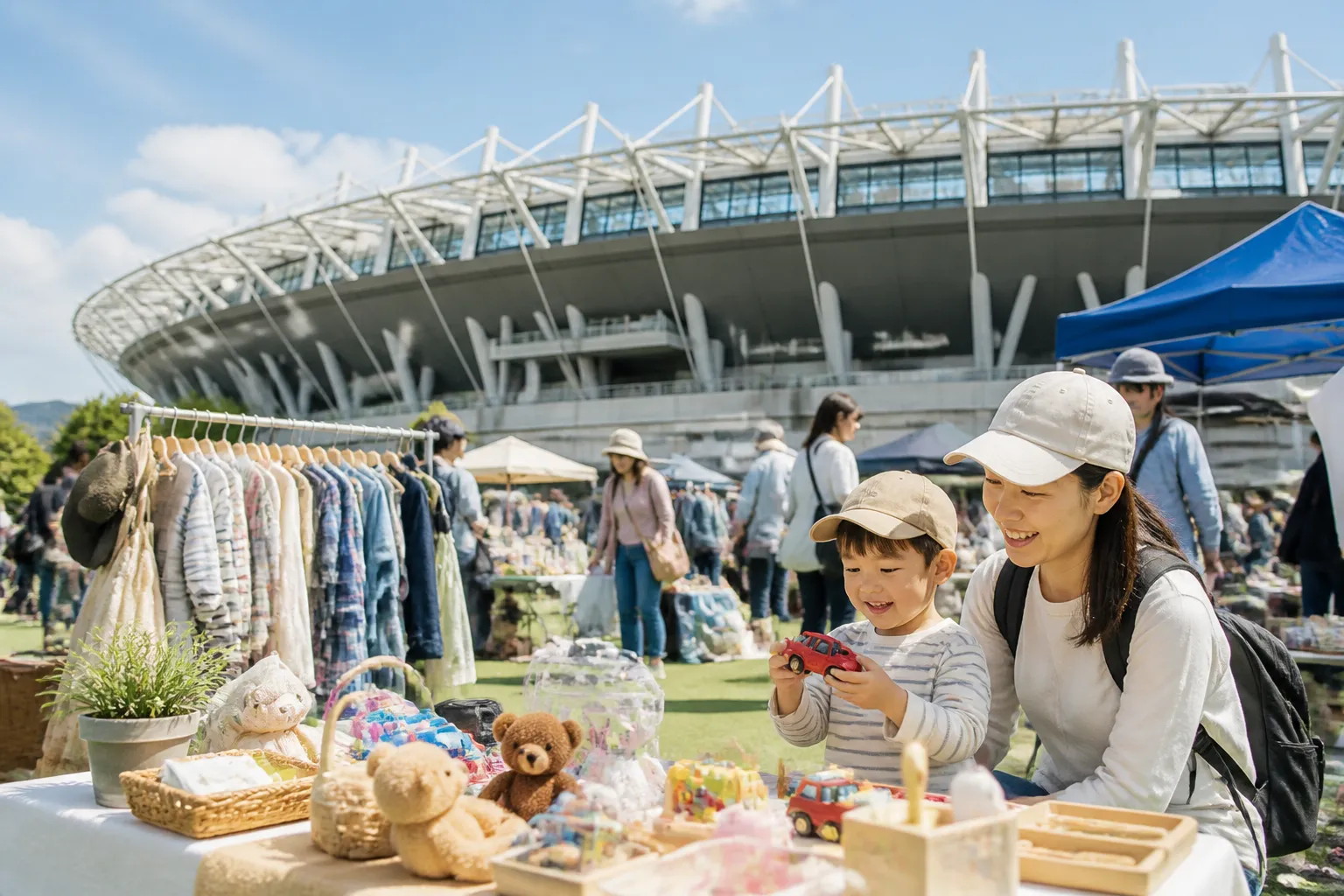 調布「味の素スタジアムBIGフリーマーケット」（10月）