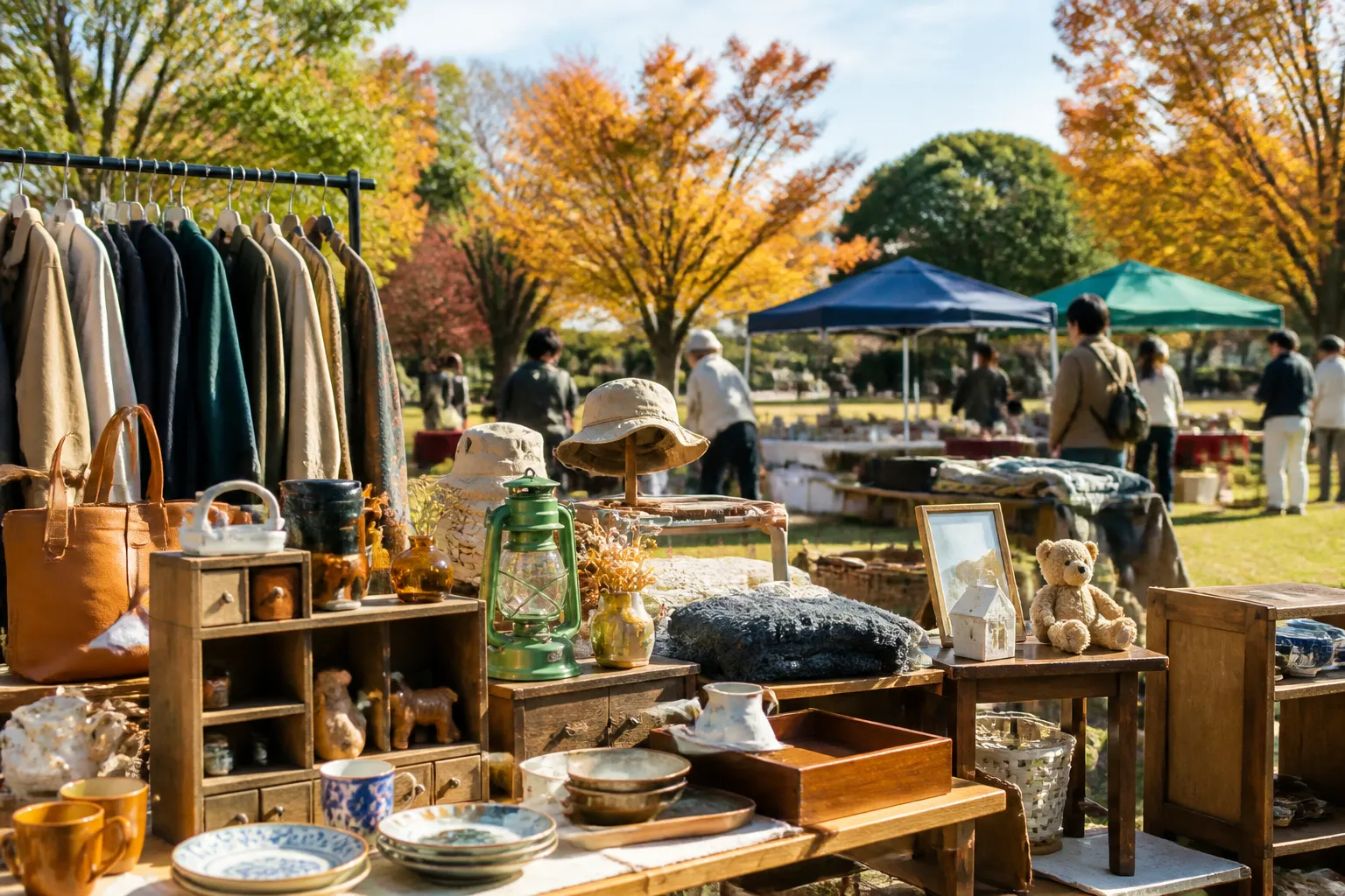 南大沢中郷公園フリーマーケット（10月）