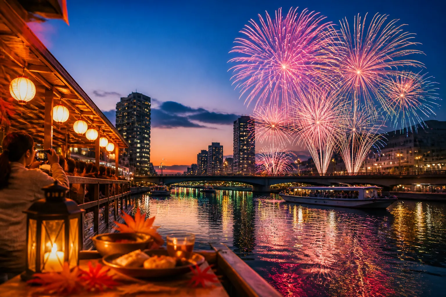 しながわ水辺の観光フェスタ・秋の運河花火まつり2026