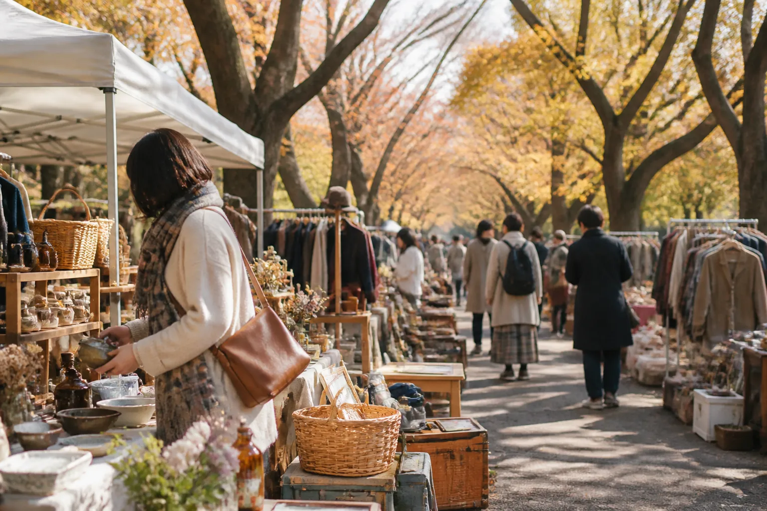 富士森公園フリーマーケット（11月）