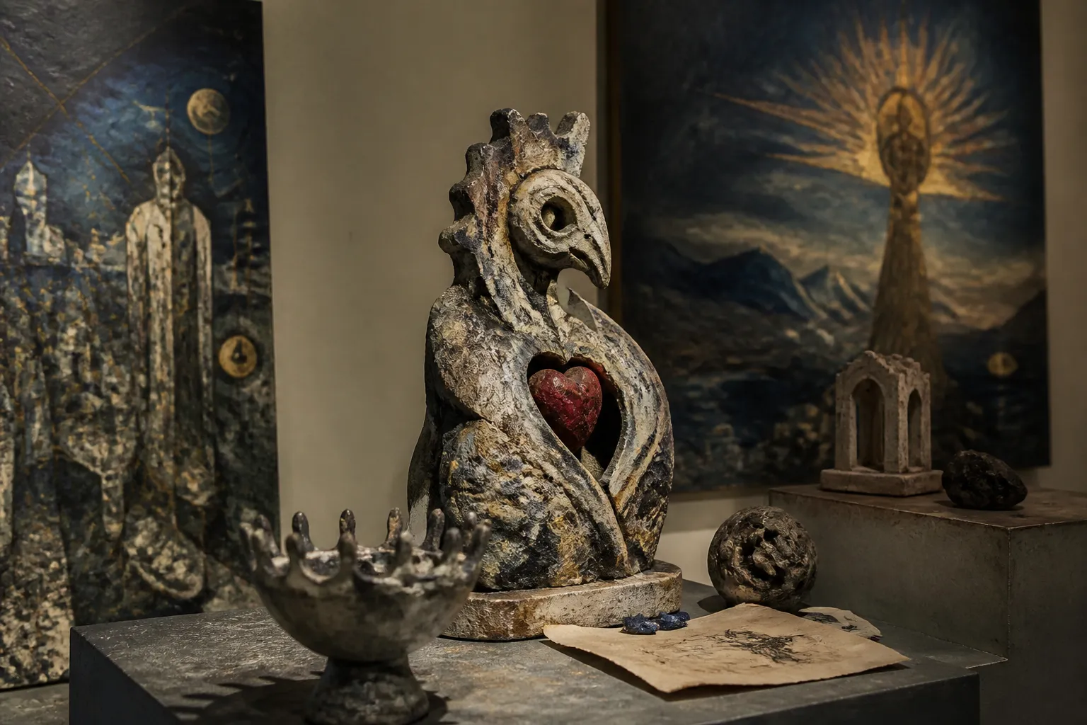 網代幸介 個展「Excavation Record II Loro's Heart」