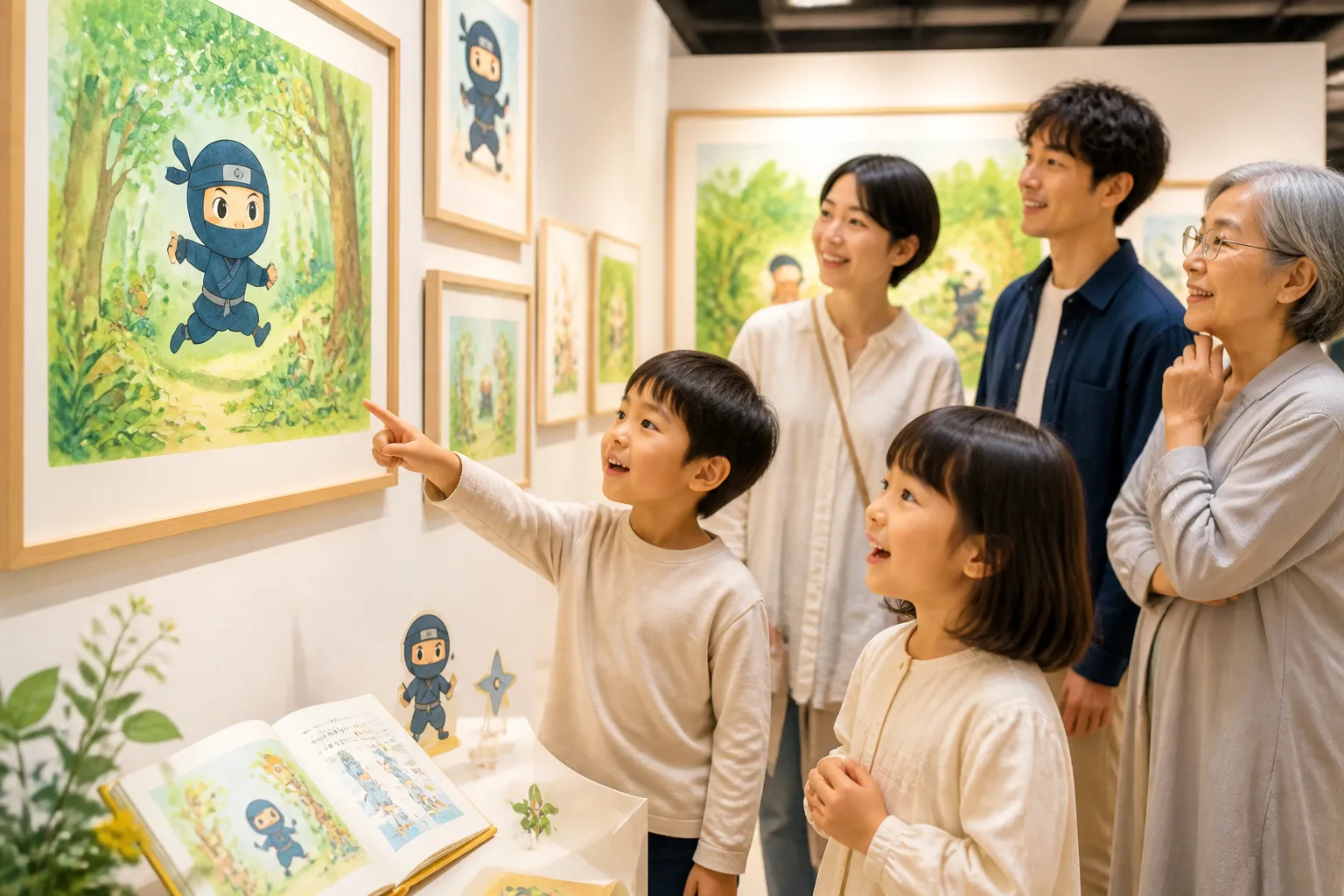 パリコレッ！ギャラリー vol.40 中垣ゆたか 個展「にんじゃくんがいる！絵本原画展」