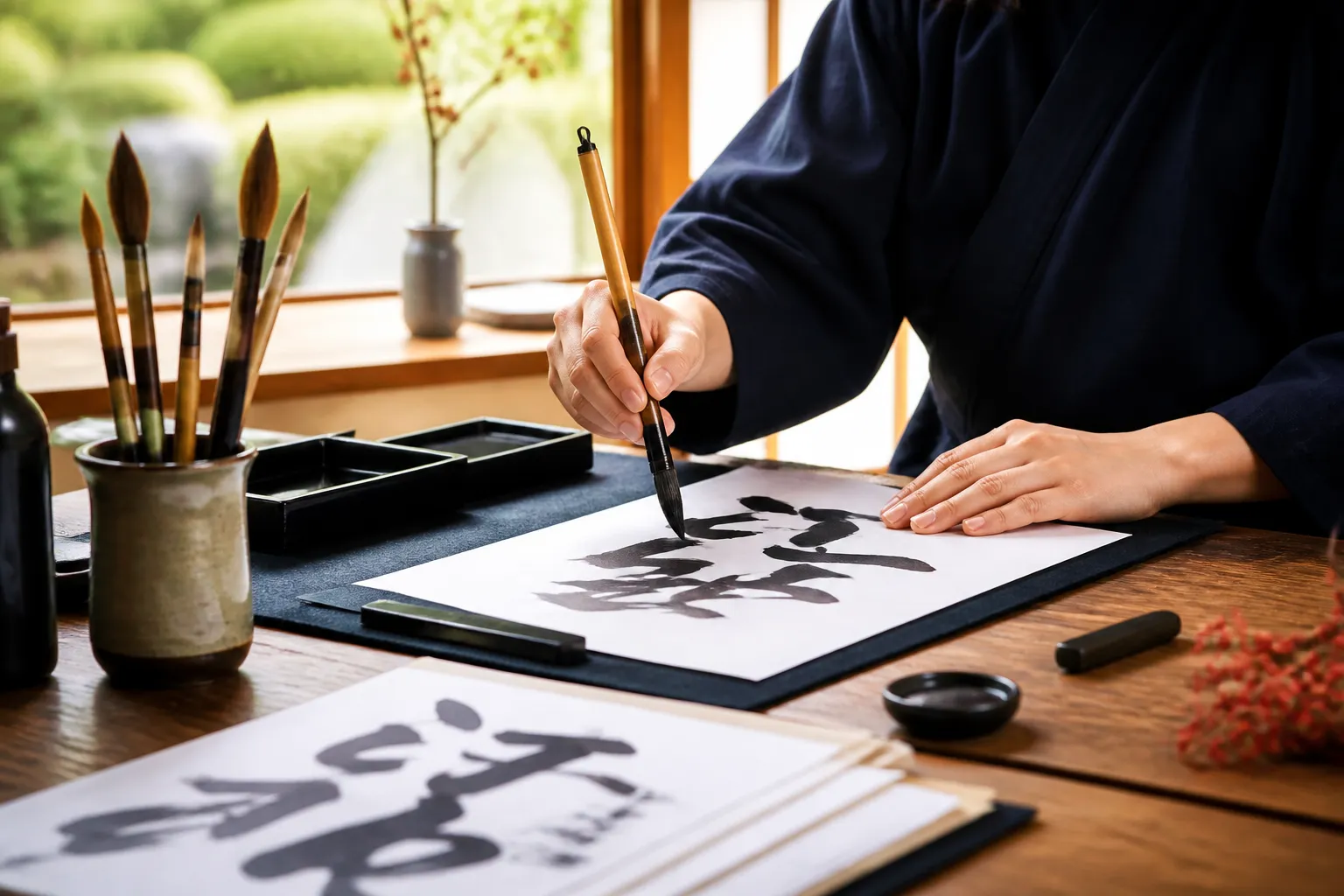 日本の伝統文化「書道」～あなたの書が芸術になります～